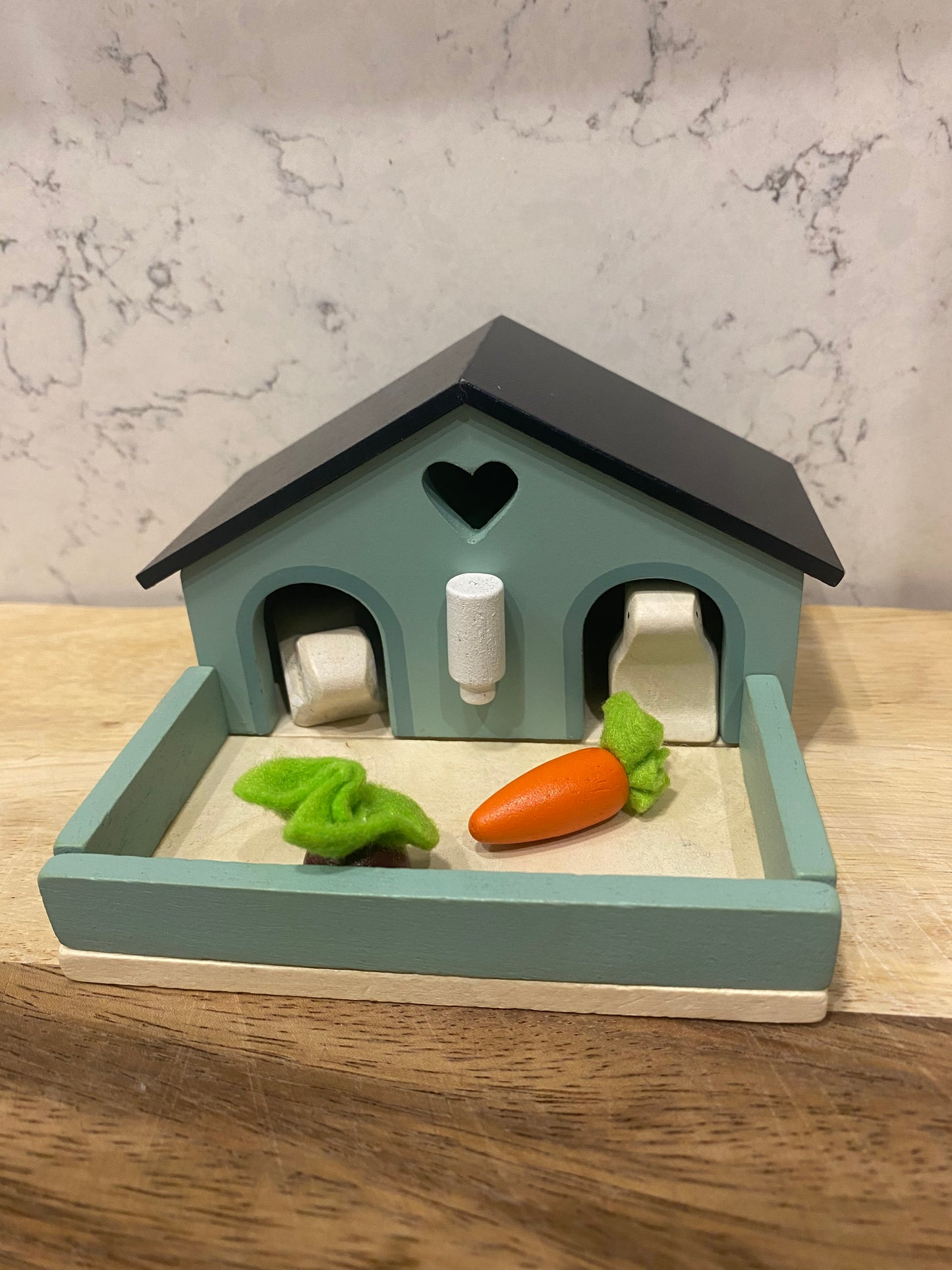 Wooden Pet Rabbit Play Set