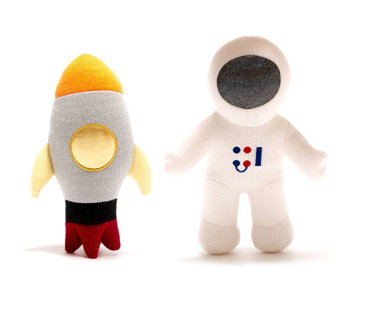 Knitted Astronaut Plush Toy