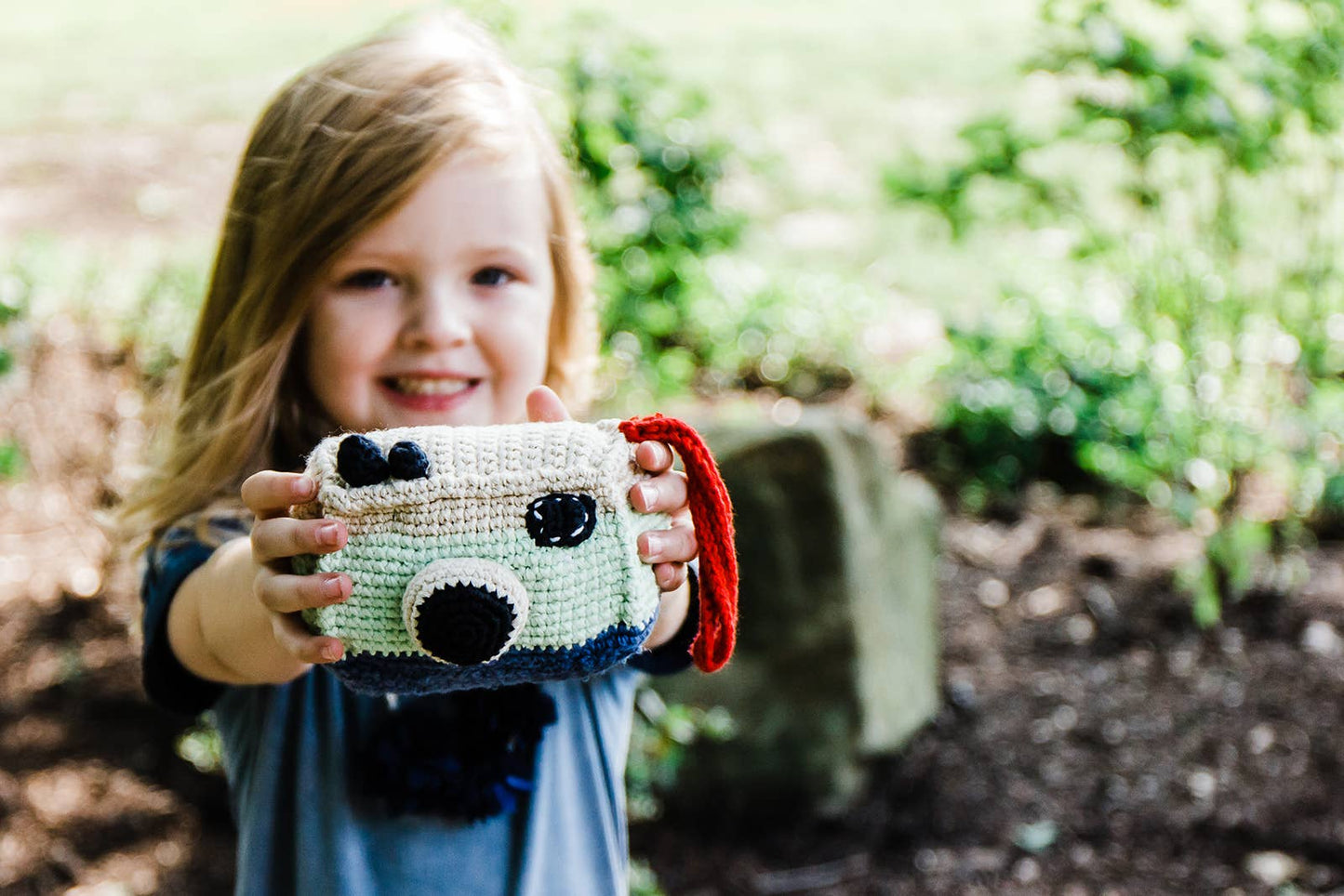 Crochet Baby Toy Camera rattle
