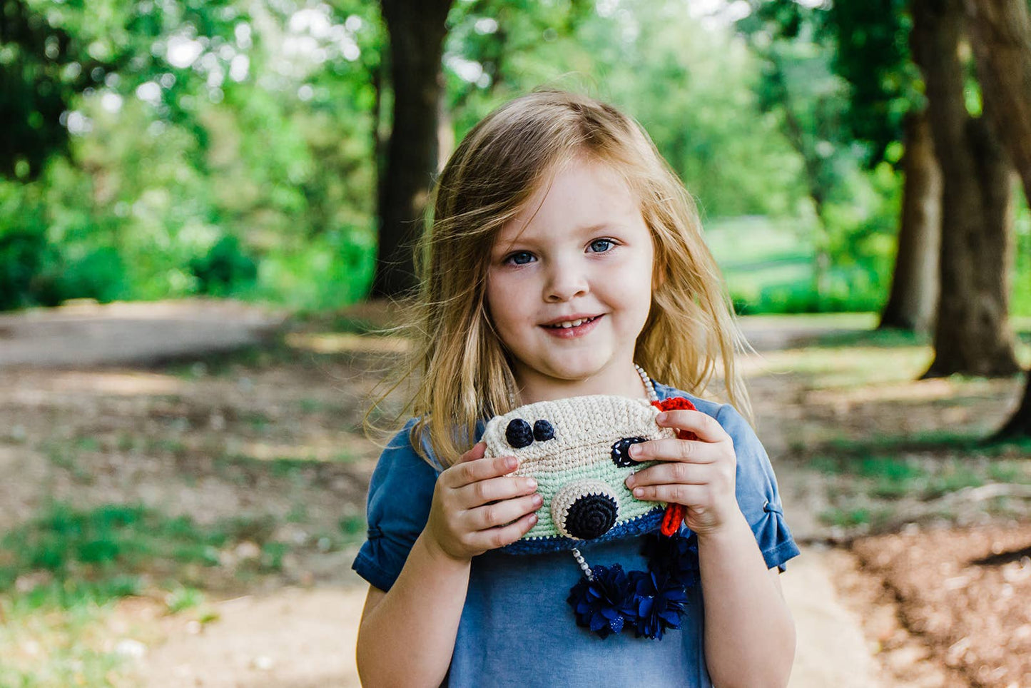 Crochet Baby Toy Camera rattle