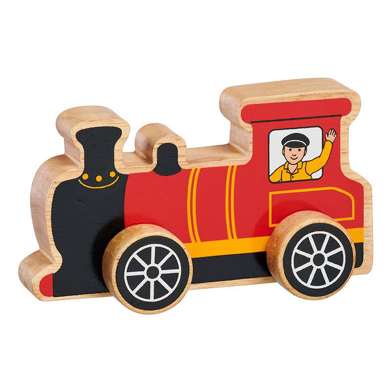 Train push along - Handmade fair trade wooden kids toy