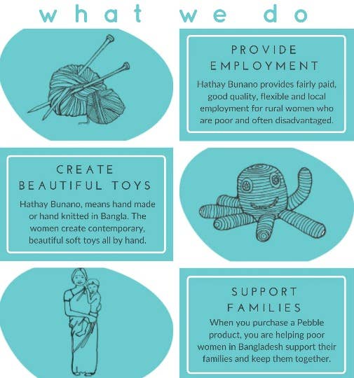 Crochet Baby Toy Stick rattle – bunny Teal