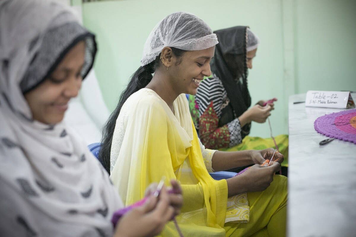 Crochet Baby Toy Crab rattle - red
