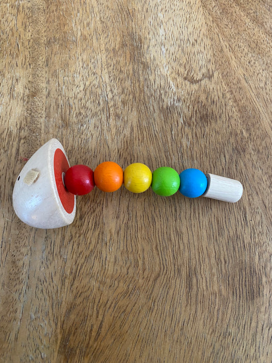 PlanToys Lacing Sheep Wooden Stacker – Sustainable Eco Friendly Toddler Toy