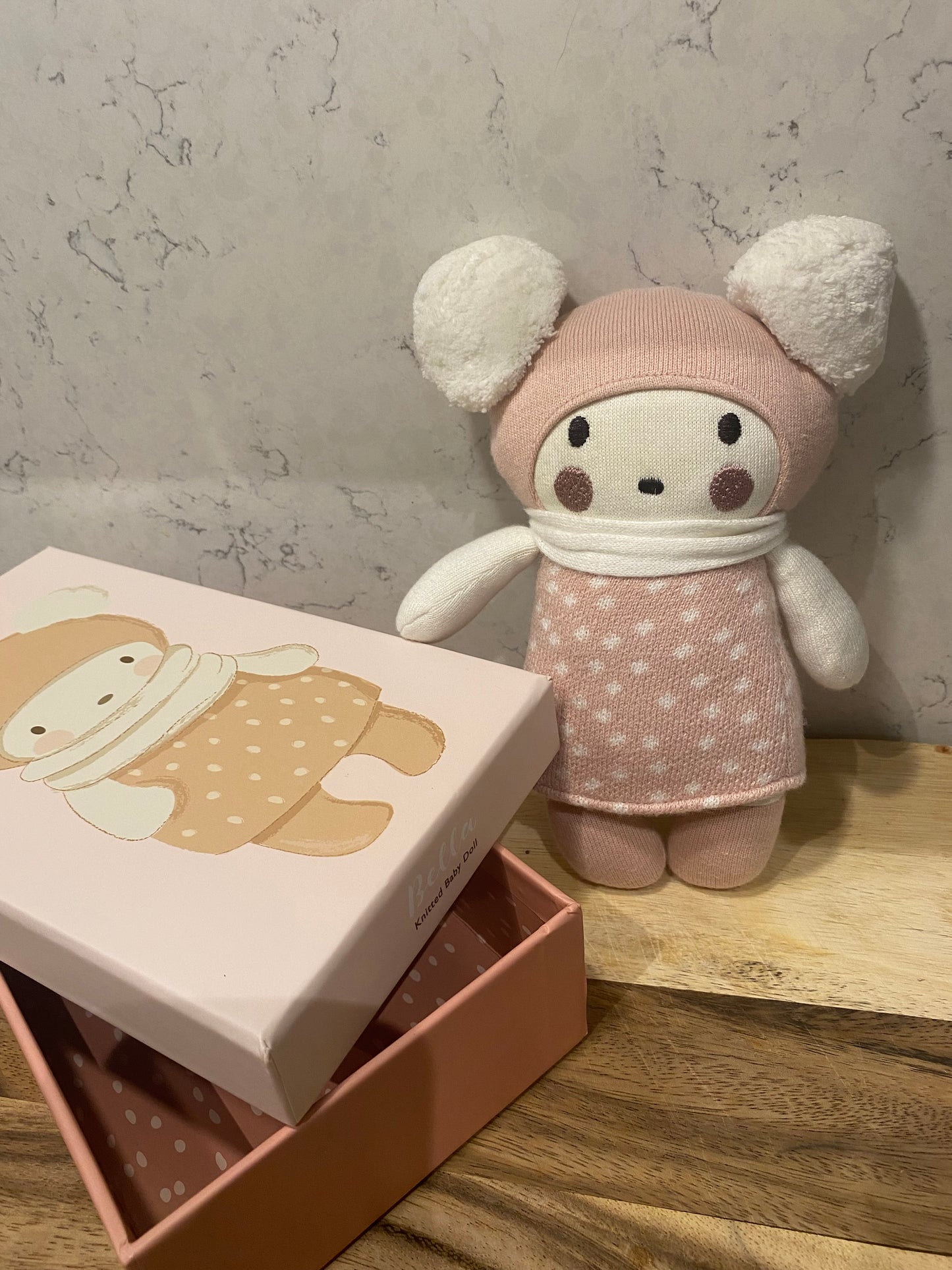 ThreadBear Baby Bella - Knitted Soft Doll 24cm