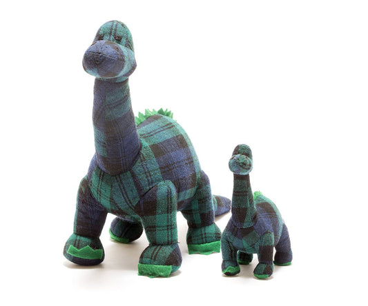 Tartan Diplodocus Dinosaur Plush Toy