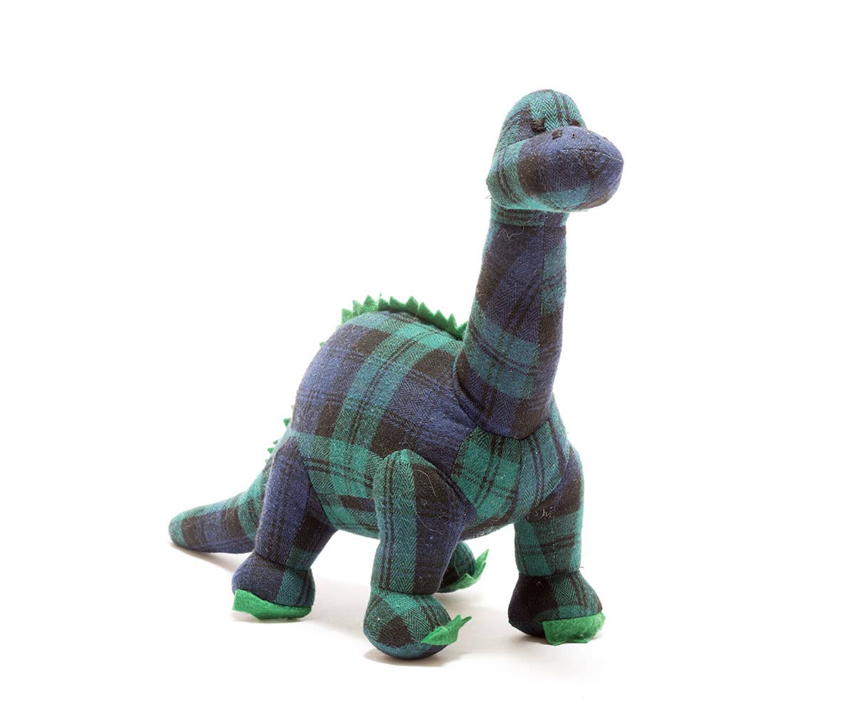 Tartan Diplodocus Dinosaur Plush Toy