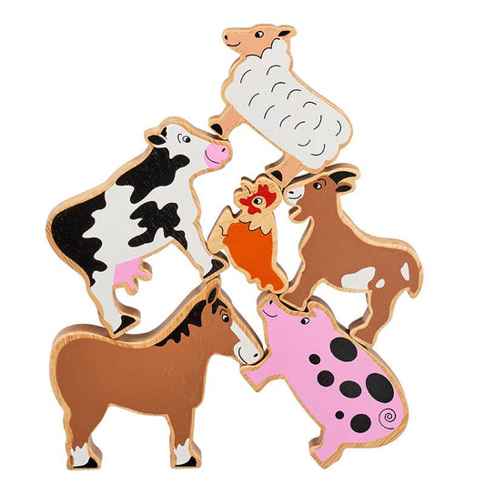 Farm animal playset - Fair trade wooden kids toy