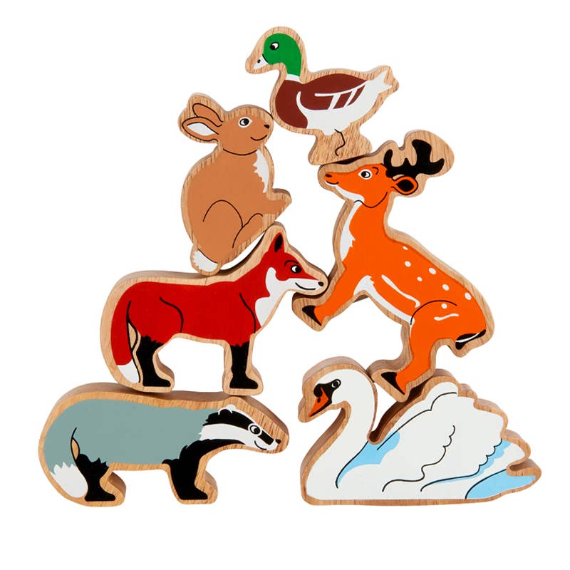 Countryside animal playset - Fair trade wooden kids toy