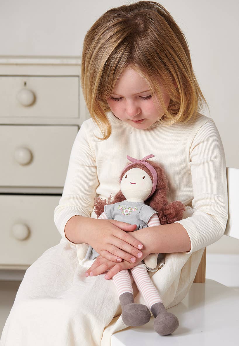 ThreadBear Alma Rag Doll - dressable rag doll 35cm