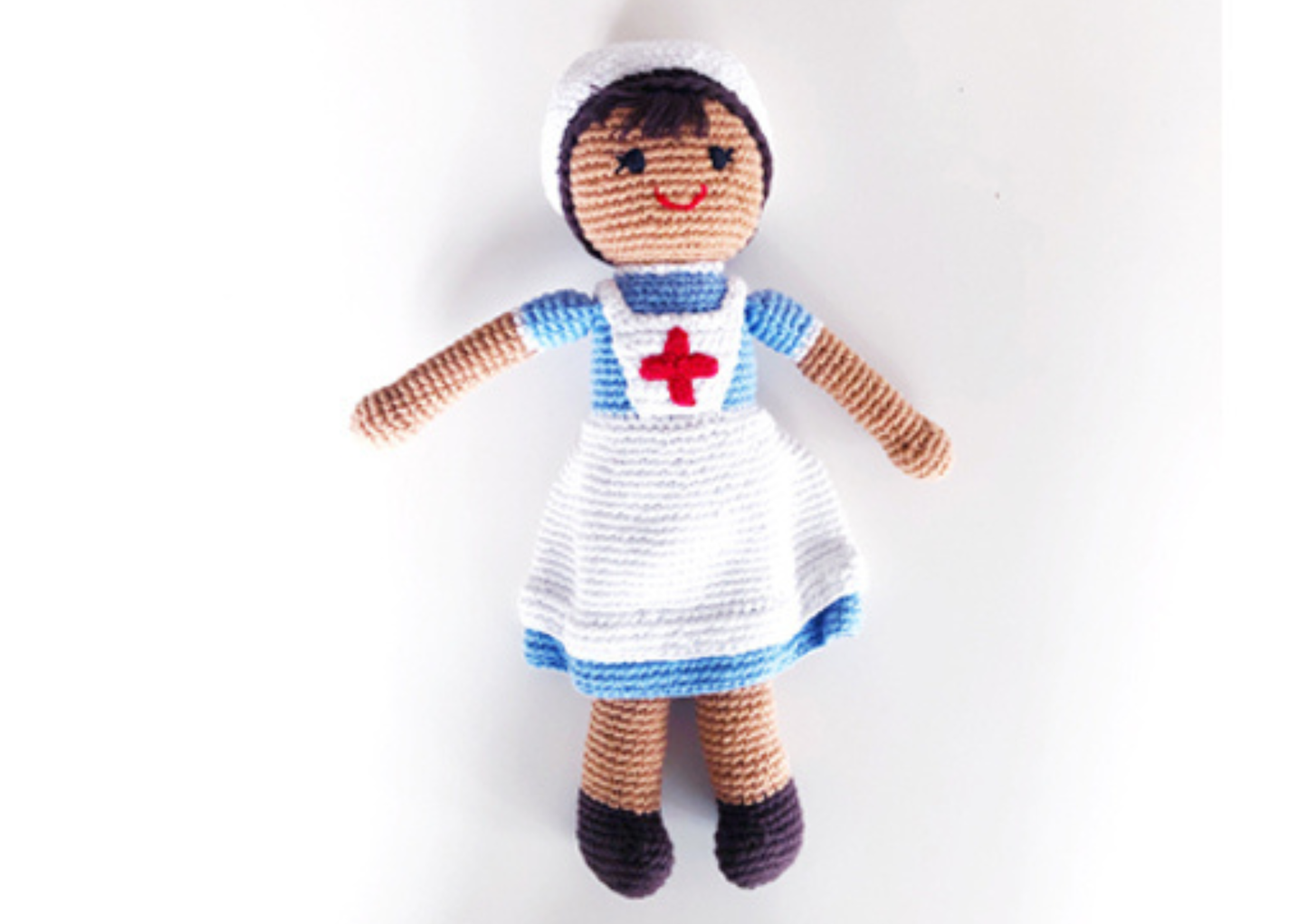 Crochet Baby Doll Nurse - dress