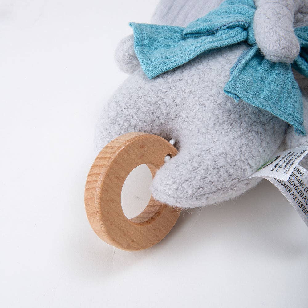Elephant Musical Toy (Organic Cotton)