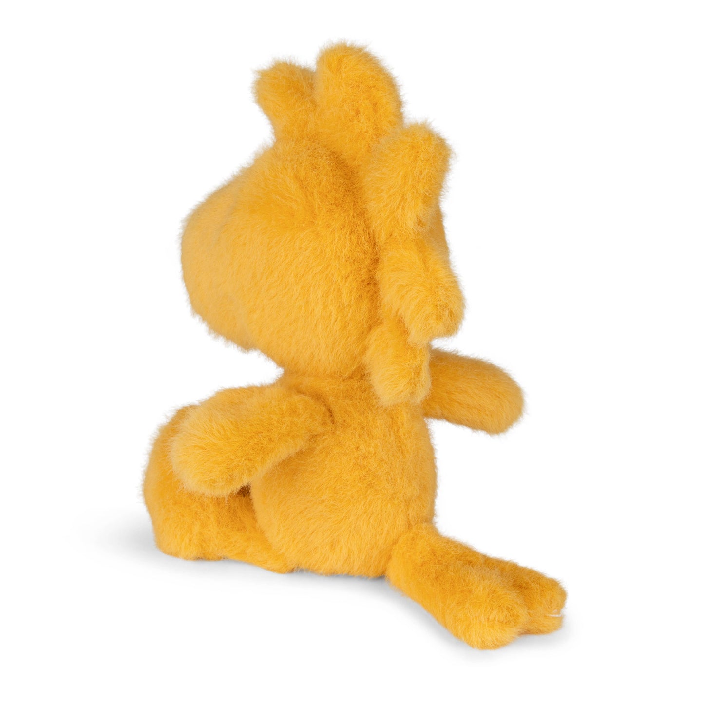 Yellow Woodstock plush toy on a white background