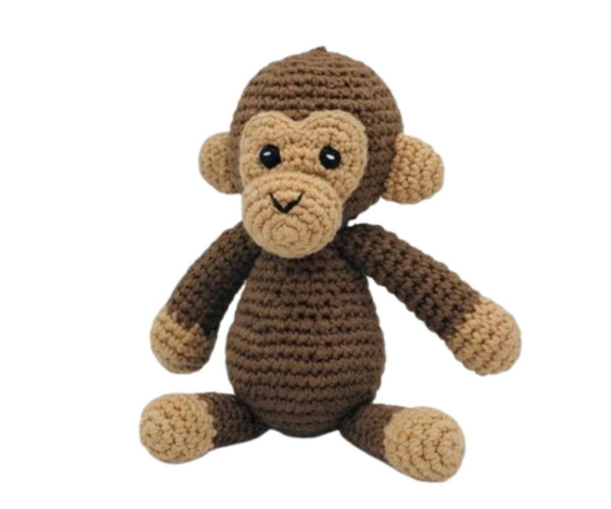 Fair Trade Crochet Monkey Toy Organic Cotton