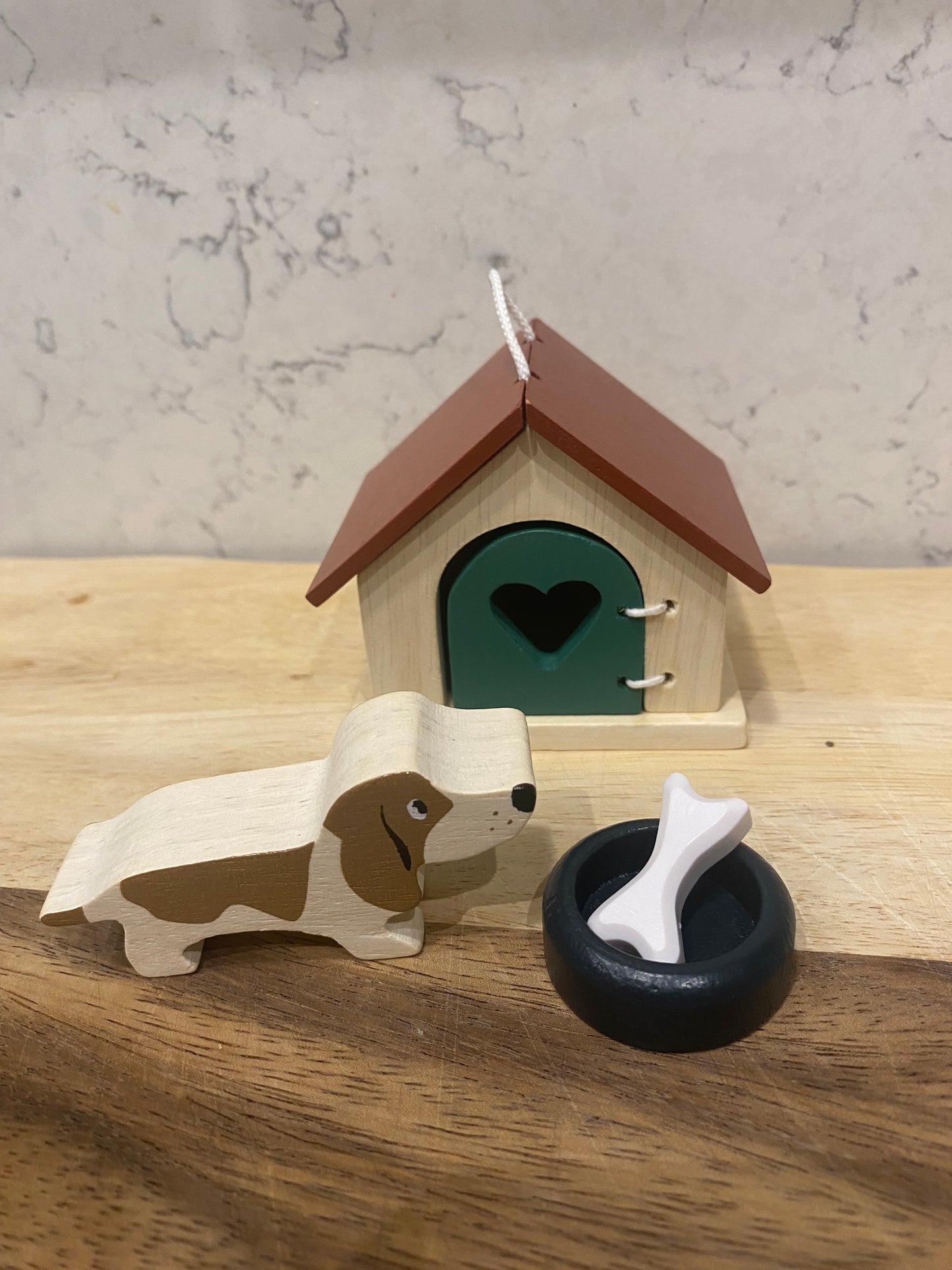 Wooden Pet Dog Play Set