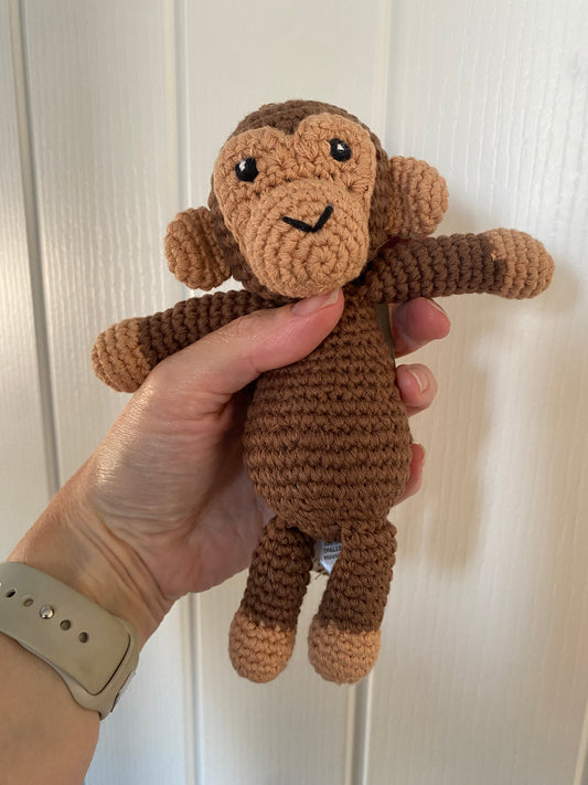 Fair Trade Crochet Monkey Toy Organic Cotton