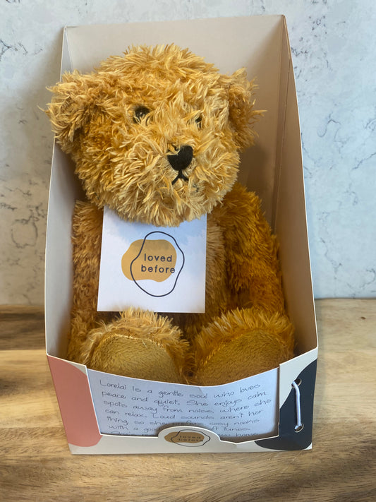 Loved Before - Teddy Bear Soft Toy - Lorelai – Eco-Friendly Pre-Loved