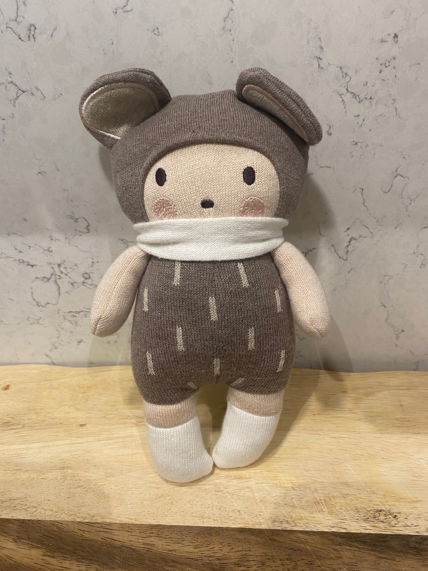 ThreadBear baby Beau - Knitted Soft Doll 24cm