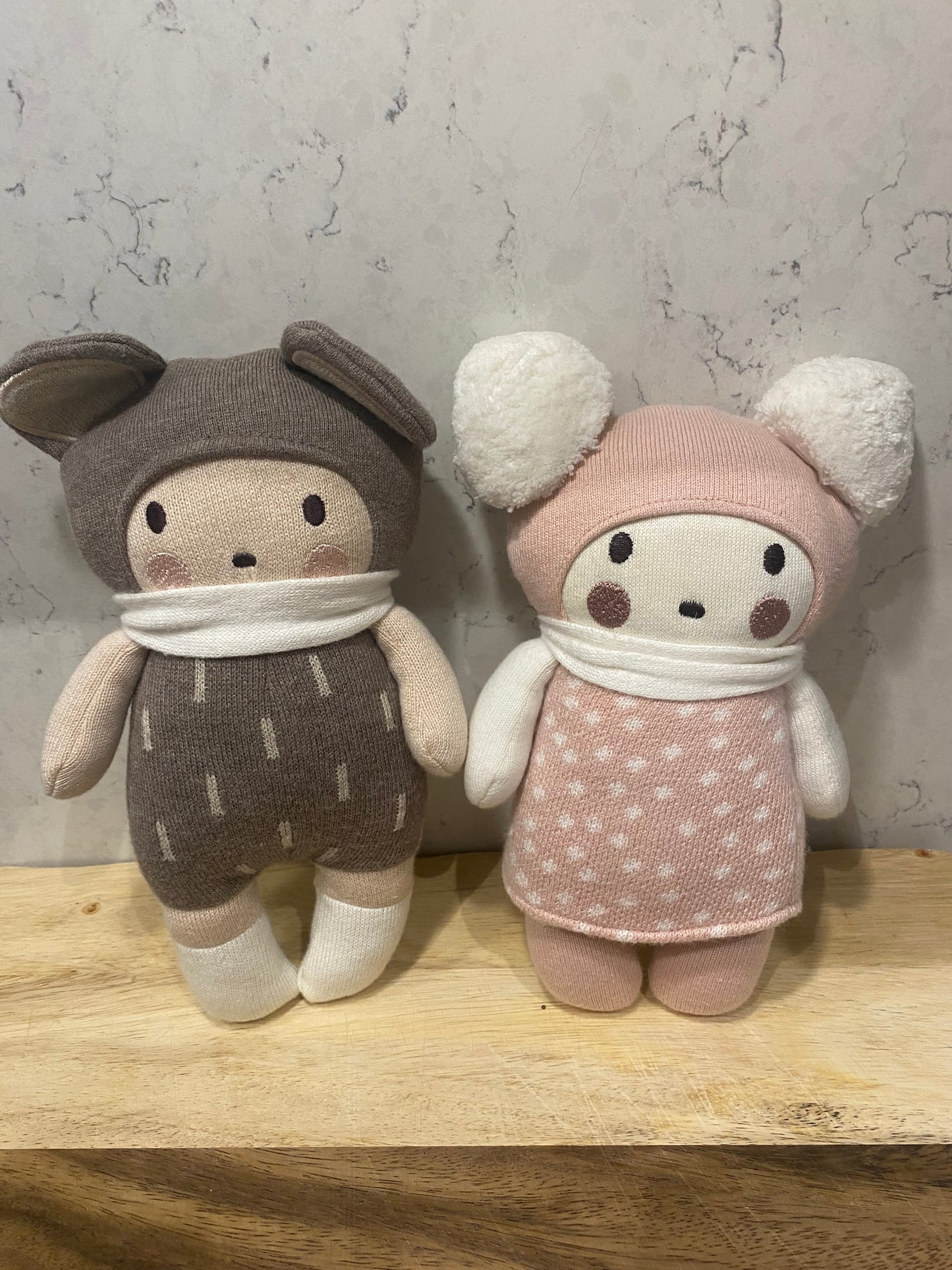 ThreadBear baby Beau - Knitted Soft Doll 24cm