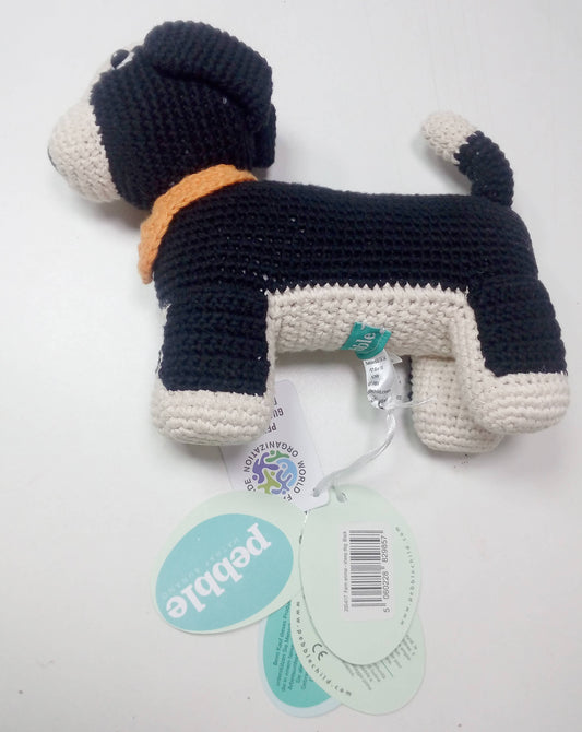 Crochet Baby Toy 2 in 1 Pull along toy sheepdog